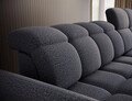 Coltar extensibil dreapta 3 locuri ELTAP, Beneth, 301x185x115 cm, lemn/poliester, albastru