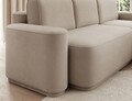 Coltar extensibil dreapta 4 locuri ELTAP, Aurumm, 285x180x92 cm, lemn/poliester, bej