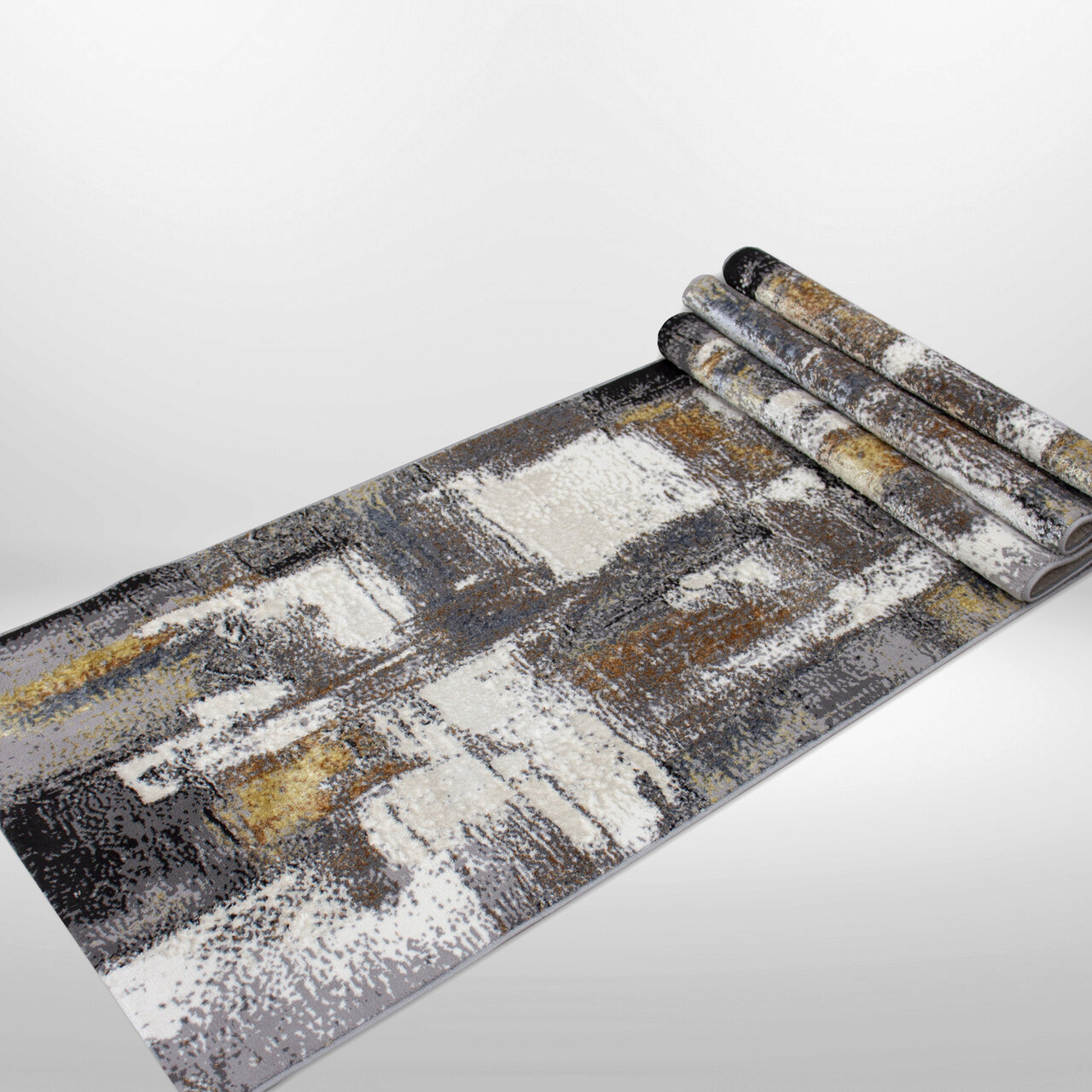 Covor, HE633, 80x150 cm, Poliester, Crem / Aur - 1 | YEO