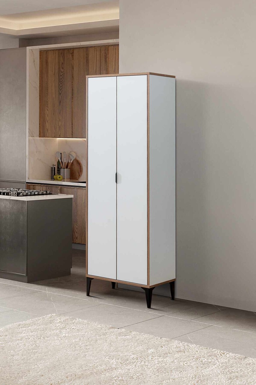 Dulap multifunctional, Hanah Home, Arden, 65x190x37 cm, Alb - imagine 4