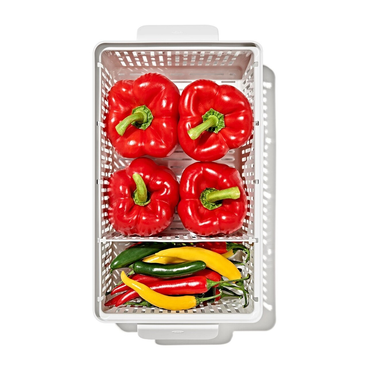Recipient pentru pastrare legume, plastic, 35,1 x 18,9 x 11,8 cm, "Produce Saver" - OXO - imagine 8