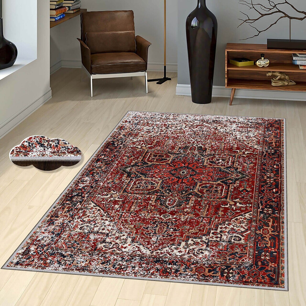 Covor Eexfab453 180x280 cm Poliester Multicolor