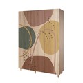 Dulap pentru haine, Vella, Lena 3 -911, 135x192x52 cm, PAL, Sonomo