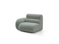 Modul canapea stanga 1 loc, Neo, Micadoni Home, 110x100x83 cm, tesatura Chenille Silencio, albastru muted