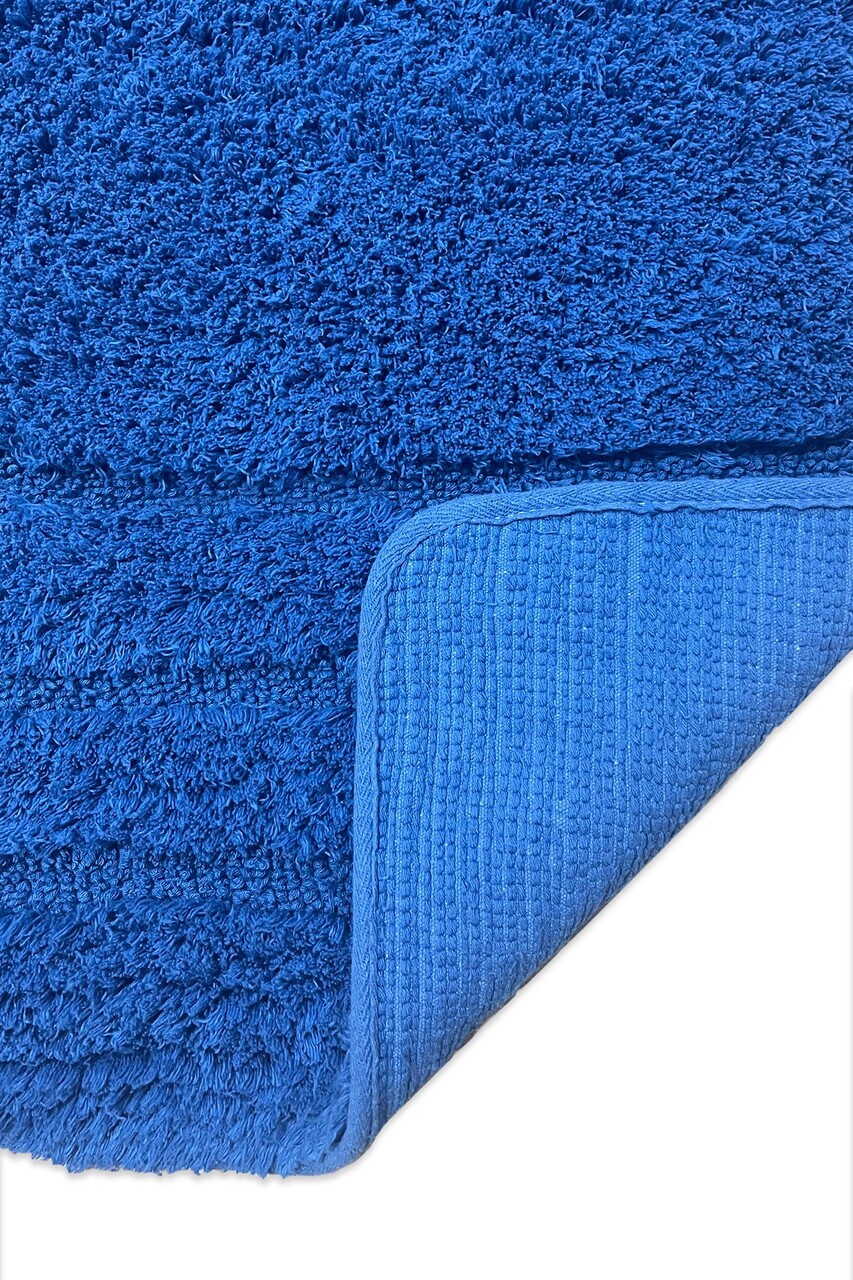 Covoras de baie, Chilai Home, Elena, 80x130 cm, Bumbac, Albastru inchis - 1 | YEO
