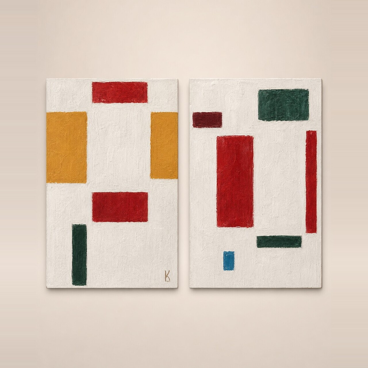 Tablou decorativ, Huhu3201, Cadru: Lemn de pin, Multicolor — imaginea 2