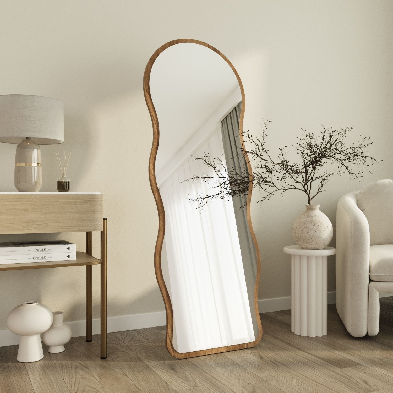 Oglinda Cheval, Hanah Home, Asial, 50x160x2.2 cm, Maro