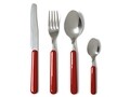 Set tacamuri 24 piese, Fashion, Excelsa, inox, rosu