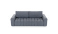 Canapea extensibila 3 locuri ELTAP, Laz20, Lazaro, 247x97x92 cm, lemn/poliester, gri