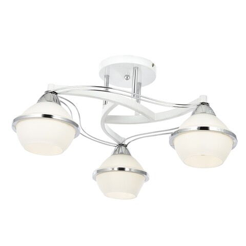 Candelabru beyaz, 1101/3, squid lighting, 50x50x30 cm, 40w, alb