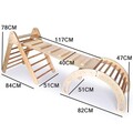 Set de cățărători Pikler, Rosewood, BLTYZ-AKTV0149, Stejar