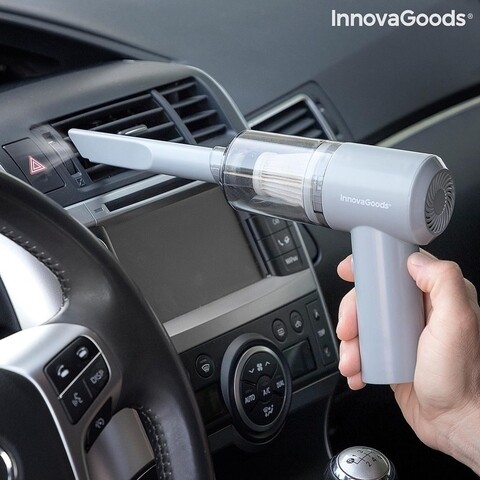 Mini Aspirator portabil, fara fir, reincarcabil InnovaGoods Mini Handheld Vacuum Cleaner InnovaGoods imagine noua 2022