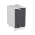 Dulap pentru bucatarie, Hanah Home, Minar, 45x87x58 cm, Alb / Antracit