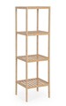Etajera cu 4 rafturi Cayden, Bizzotto, 33x33x145.5 cm, bambus, natural