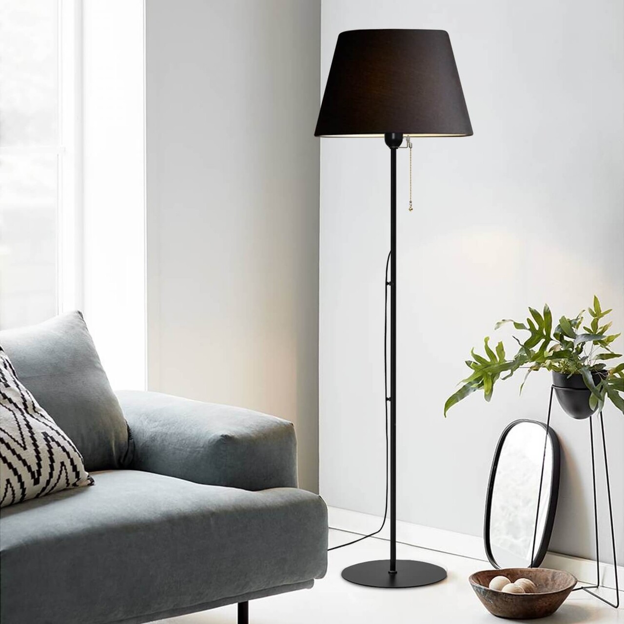 Lampadar, L'essentiel Maison, 780SGN4709, Negru