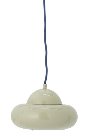 Lustra, Bloomingville, Bubble, 1 x E14, 22x13 cm, metal/sticla, verde