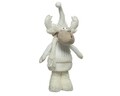 Decoratiune Deer, Decoris, 20x19x50 cm, poliester, alb