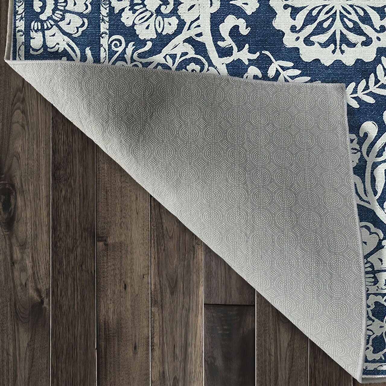 Covor, Kece-Fr72, 160x230 cm, Albastru navy — imaginea 6