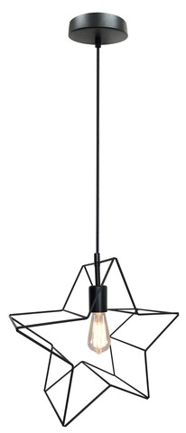 Lustra Gwiazdka, Candellux, 37 x 120 cm, 1 x E27, 60W, negru