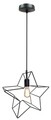 Lustra Gwiazdka, Candellux, 37 x 120 cm, 1 x E27, 60W, negru