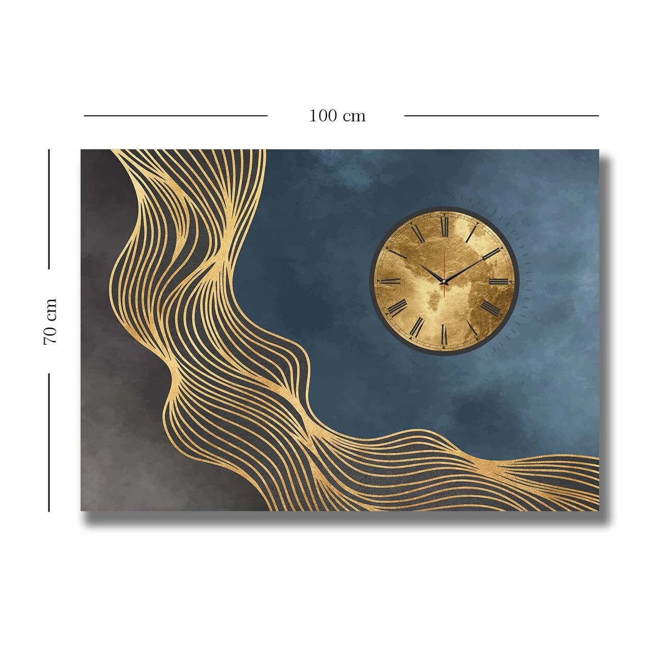 Ceas de perete, 70100CS-026, Dimensiune: 70 x 100, Multicolor - view 4