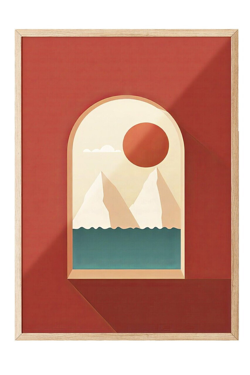 Tablou decorativ, 109733, Lemn masiv, Sticla PVC, Multicolor - view 2