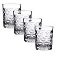 Set 4 pahare Estrella, Pasabahce, Ø8.5 x 9.5 cm, 305 ml, sticla