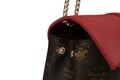 Geanta Beverly Hills Polo Club, 623, piele ecologica, maro/rosu