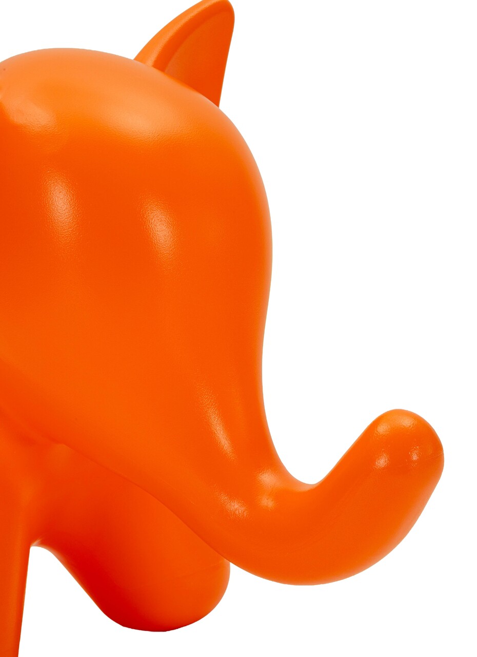 Taburet pentru copii, Mauro Ferretti, Elephant, 86x46x56 cm, utilizare interior / exterior,  plastic, portocaliu - view 4