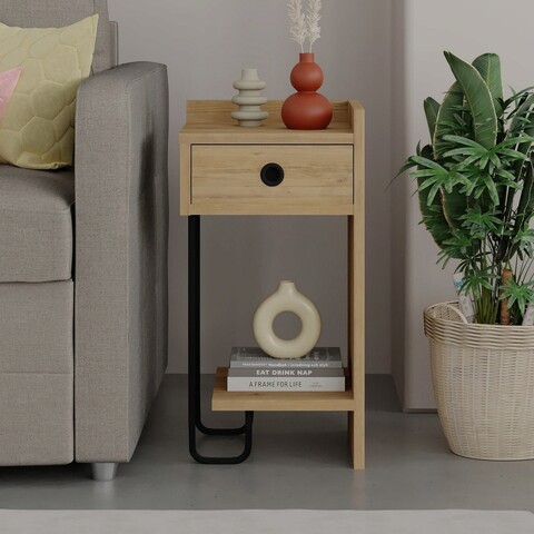 Noptiera, Homitis, Sirius Right, 32x61x30 cm, Stejar 32x61x30 imagine 2022