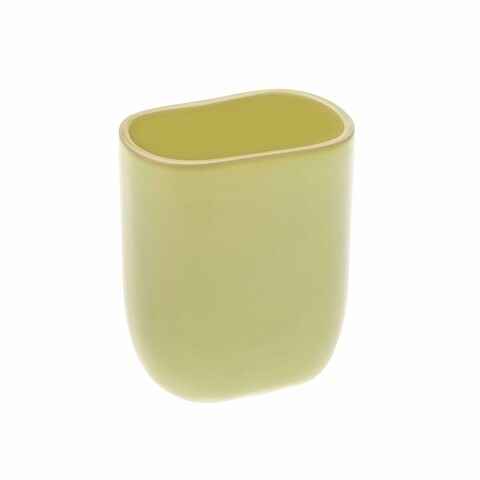 Suport periute si pasta de dinti klara, versa, 8.5x6.2x10 cm, ceramica, bej