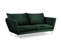Canapea, Verveine, Mazzini Sofas, 3 locuri, 212x95x96 cm, catifea, verde bottle