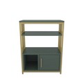 Corp biblioteca, Zena Home, Letos, 60x80x29.6 cm, PAL, Verde