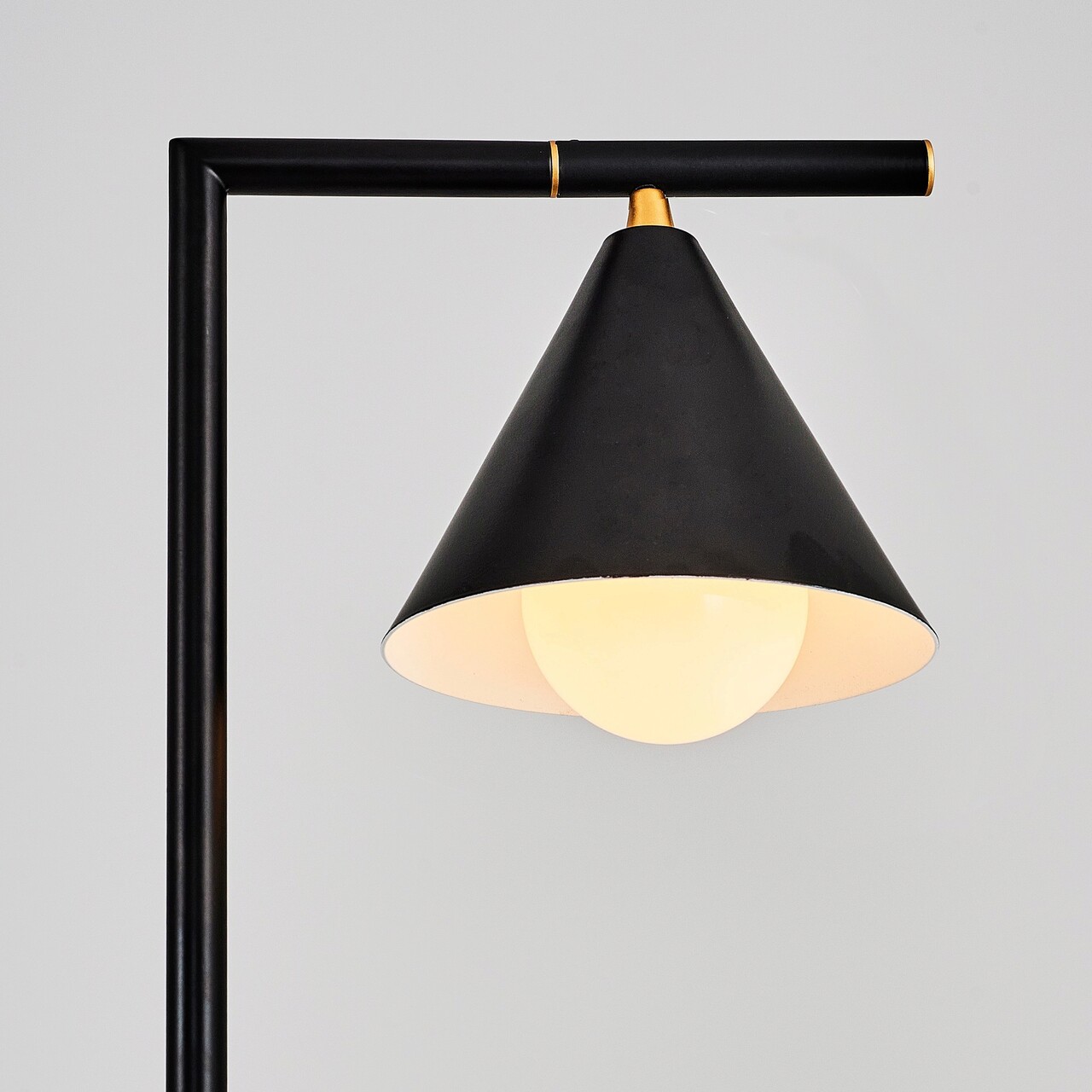 Lampadar, Lightric, 414LRC1240, Metal, Negru