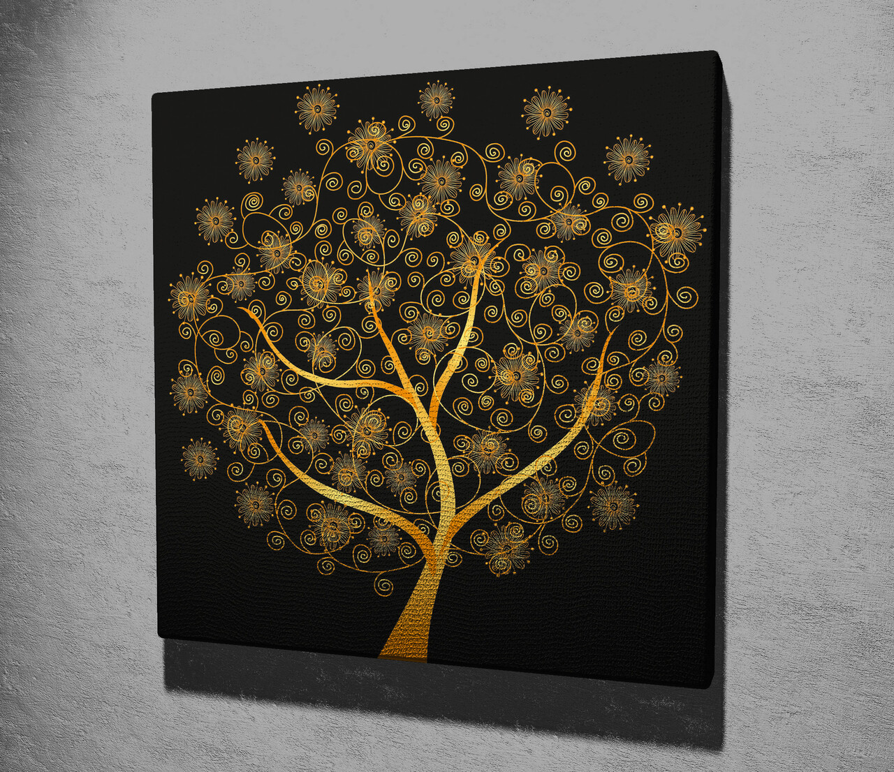 Tablou decorativ, KC054, Dimensiune: 45 x 45 cm, Multicolor