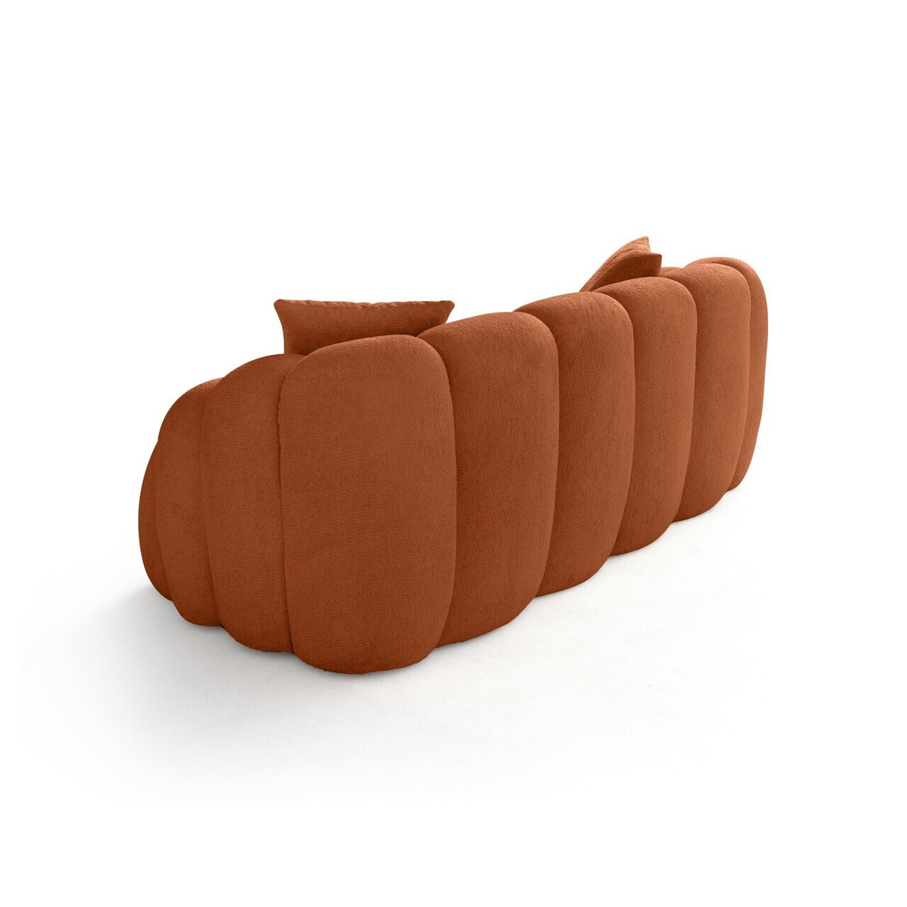 Canapea 2 locuri, Atelier del Sofa, 752EST2503, Lemn de carpen/PAL melaminat, Caramiziu - view 6