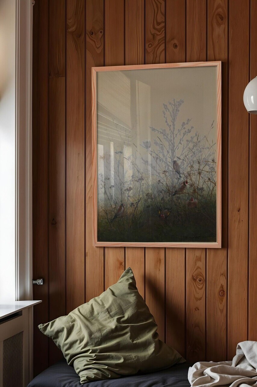 Tablou decorativ, 115042, Lemn masiv, Sticla PVC, Multicolor — imaginea 3