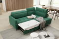 Coltar extensibil dreapta 3 locuri ELTAP, RT-35LU, Barea, 208x160x100 cm, lemn/poliester, verde inchis