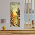 Tablou decorativ, DKY17038537_3080, PÂNZĂ, 30 x 80 cm, Multicolor