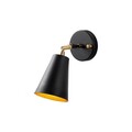 Aplica de perete, Fulgor, 942FLG2191, Metal, Negru