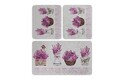 Set covoraș de baie (3 bucăți), Chilai, Giardino Di Lavanda Djt, Poliester, Multicolor