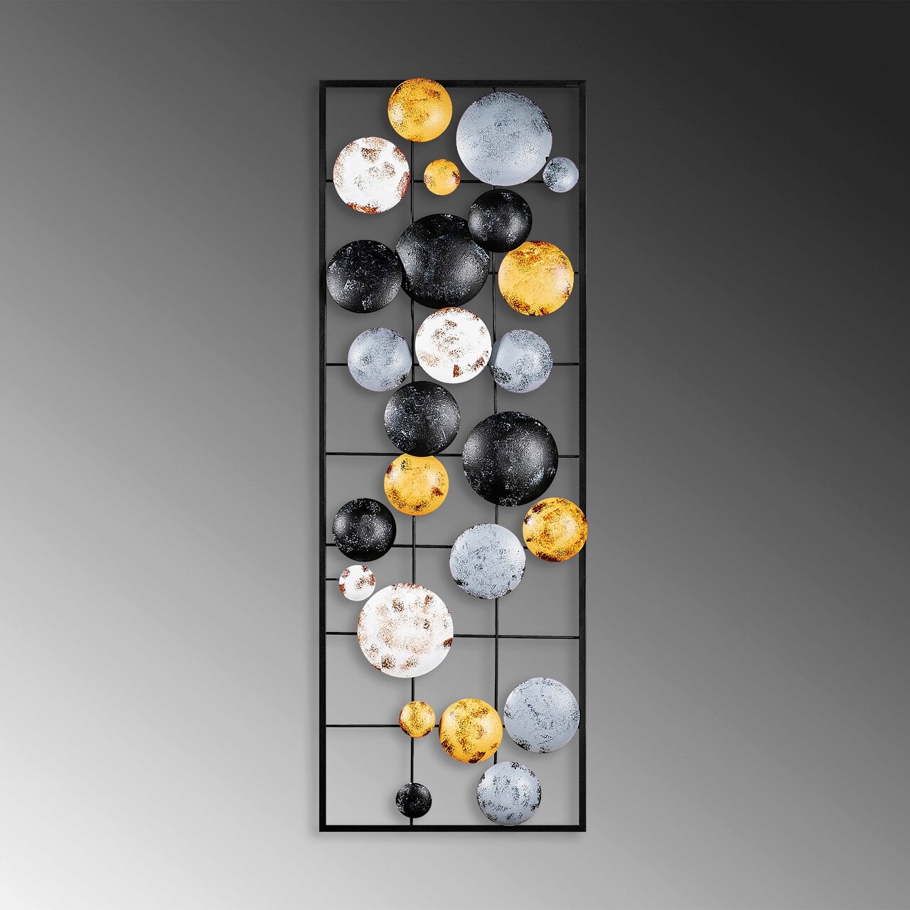 Decoratiune de perete, Camber, 90 x 32 x 4 cm, Multicolor - view 4