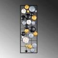 Decoratiune de perete, Camber, Metal, 90 x 32 x 4 cm, Multicolor
