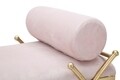 Bancheta Ribbon Pink, Mauro Ferretti, 112.5 x 49 x 53 cm, fier/poliester