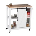 Gheridon, Wenko, Country House, 80 x 40 x 88.5 cm, lemn/mdf, alb