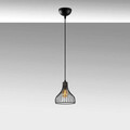 Lustra, Fulgor, 942FLG1619, Metal, Negru/Maro antic