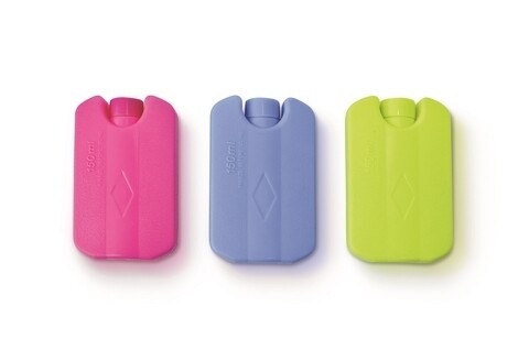 Set 3 pastile racire cu gel Ice Bricks, Iris Barcelona, 12x8 cm, 150 ml