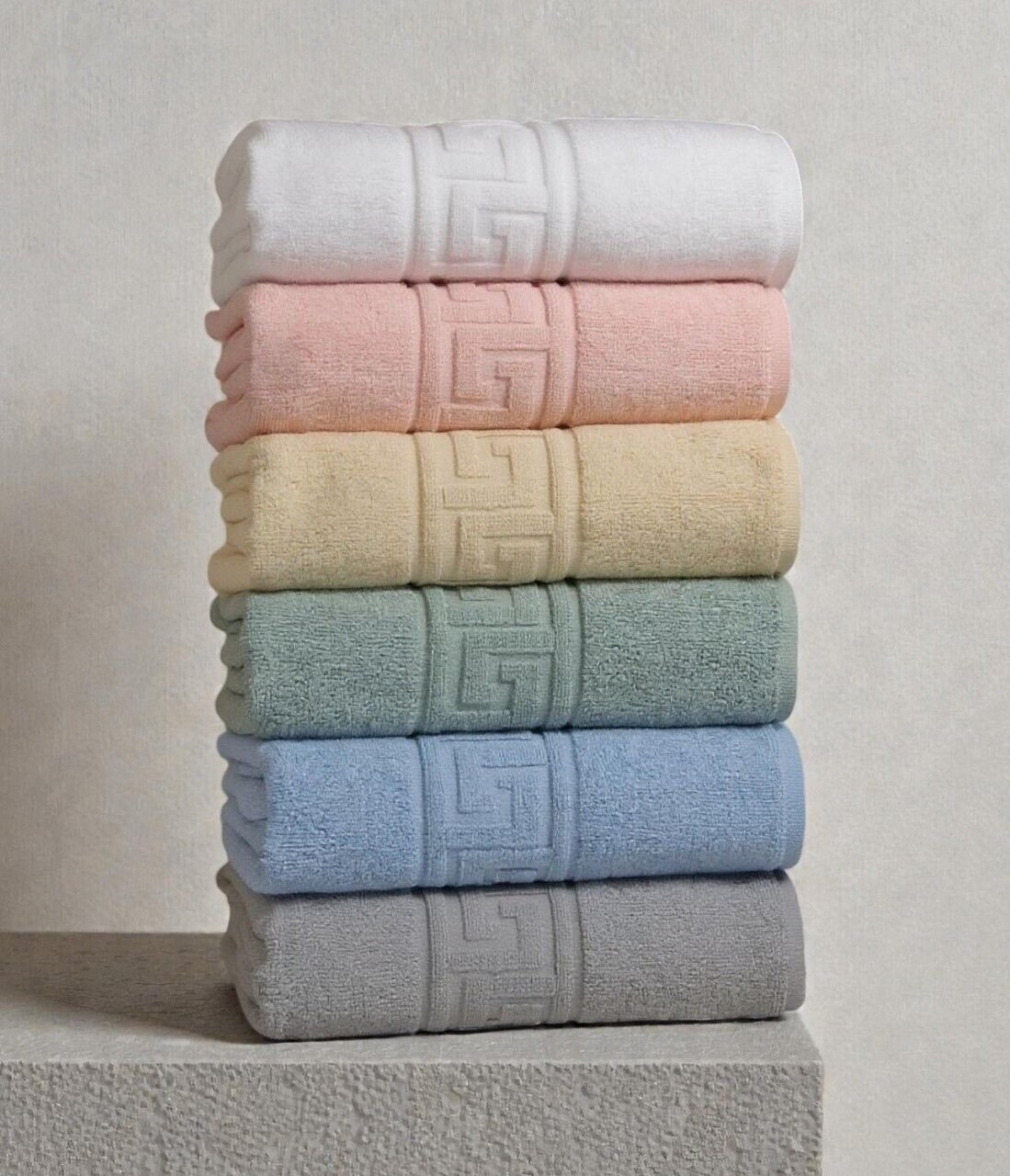 Set prosoape L'essentiel Maison Greek Minty Bumbac Multicolor