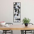 Decoratiune de perete, Camber, Metal, 90 x 32 x 4 cm, Multicolor