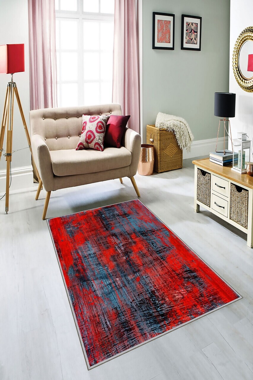 Covor Exfab252 80x300 cm Poliester Multicolor